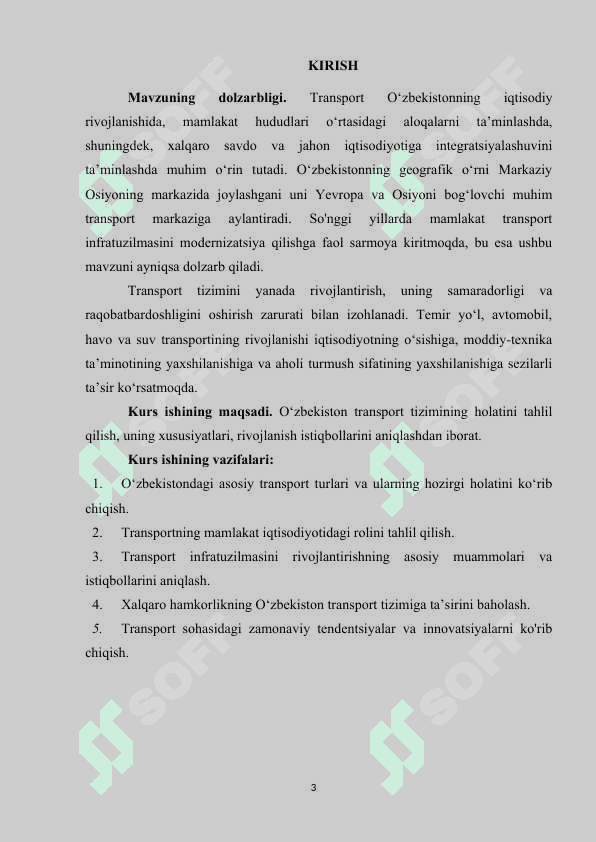 Transport geografiyasi 3
