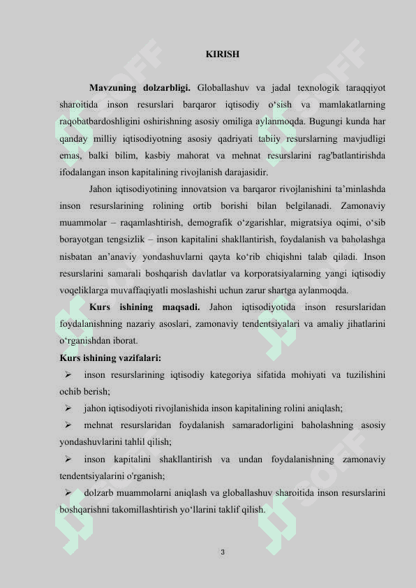 Jahon iqtisodiyotida inson resurslari 3