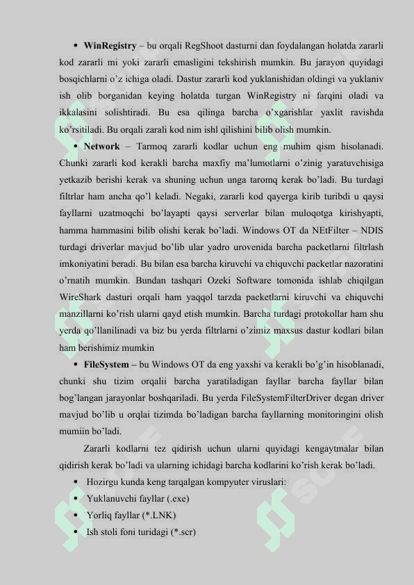 Kengaytirilgan dinamik tahlil va uni amalga oshirish 2