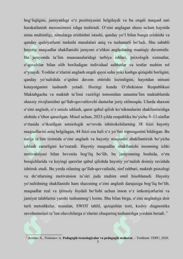 Ta'lim oluvchilarni xayot yo'nalishlari tanlovini professional aniqlash. kurs ishi.docx 7