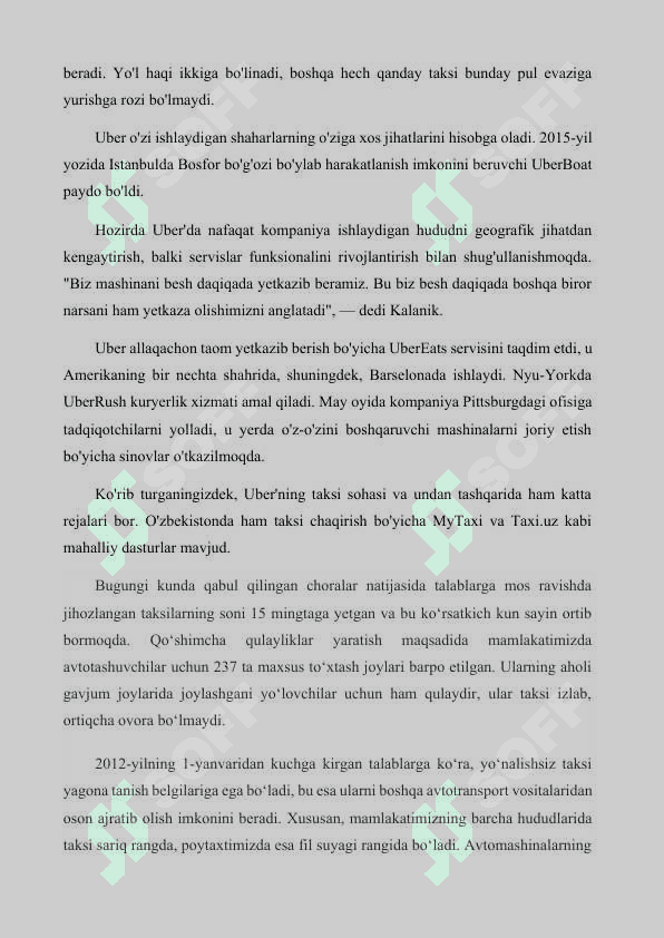 Taksi kompaniyasini boshqaruvchi platforma haqida Bitiruv malaka ishi 6