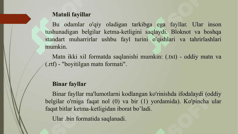 Python dasturlash tilida fayllar bilan ishlash 4