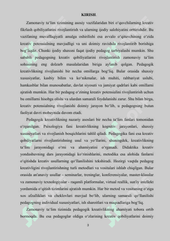 Pedagogda kreativ potensalni rivojlantirish metodlari va vositalari 3