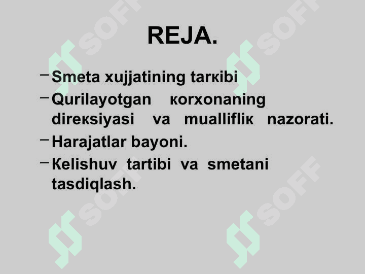 Qurilish smeta qiymatini aniqlash yo`llari 2