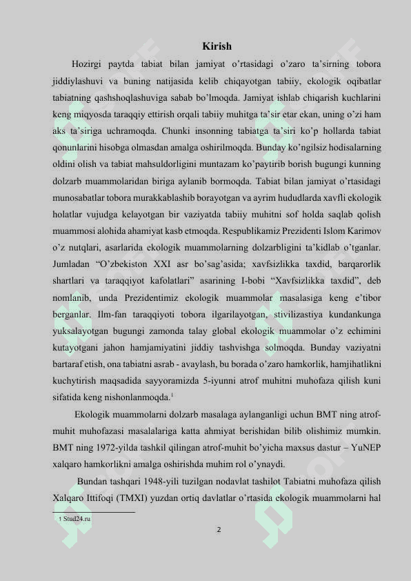 Koreya Respublikasida ekologik muammolar va ularni bartaraf etishning iqtisodiy yo’llari 2