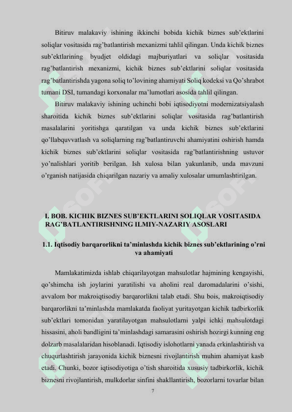 Kichik biznesni rivojlantirishda yagona soliq to’lovining ahamiyati 6