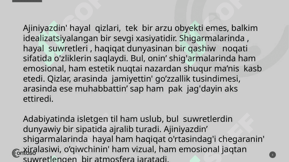 Ajiniyaz 6