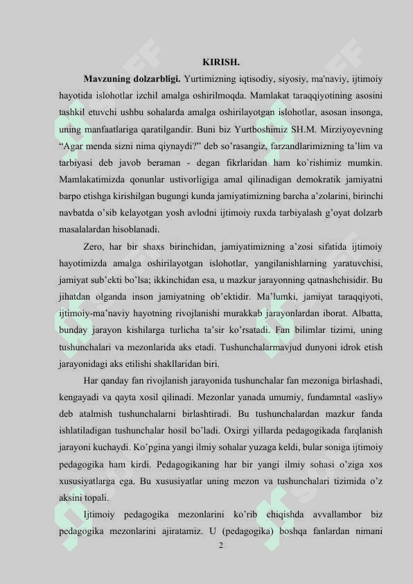 IJTIMOIY PEDAGOGIKANING TARAQQIYOTI 2