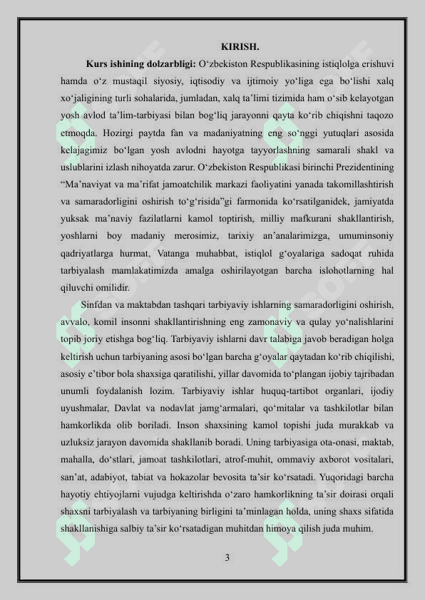 Boshlang’ich sinfda o’quv-tarbiya ishlarga rahbarlik qilishning asosiy qonun-qoidalari 3