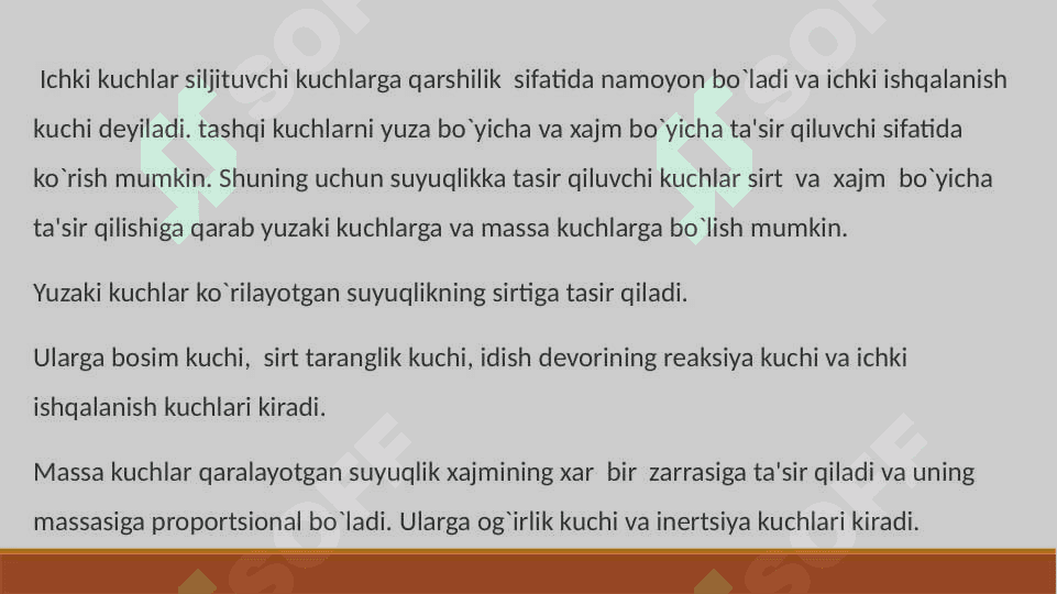 Gidrostatika. Gidrostatik bosim va uning xossalari 4