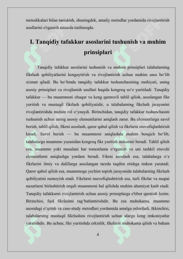 Talabalarda tanqidiy tafakkurni rivojlantirish usullari 4