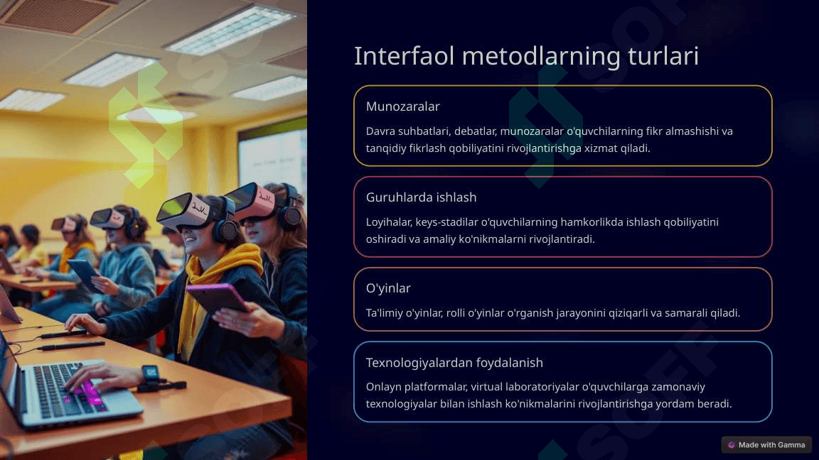 Ta'limning interfaol metodlari 4