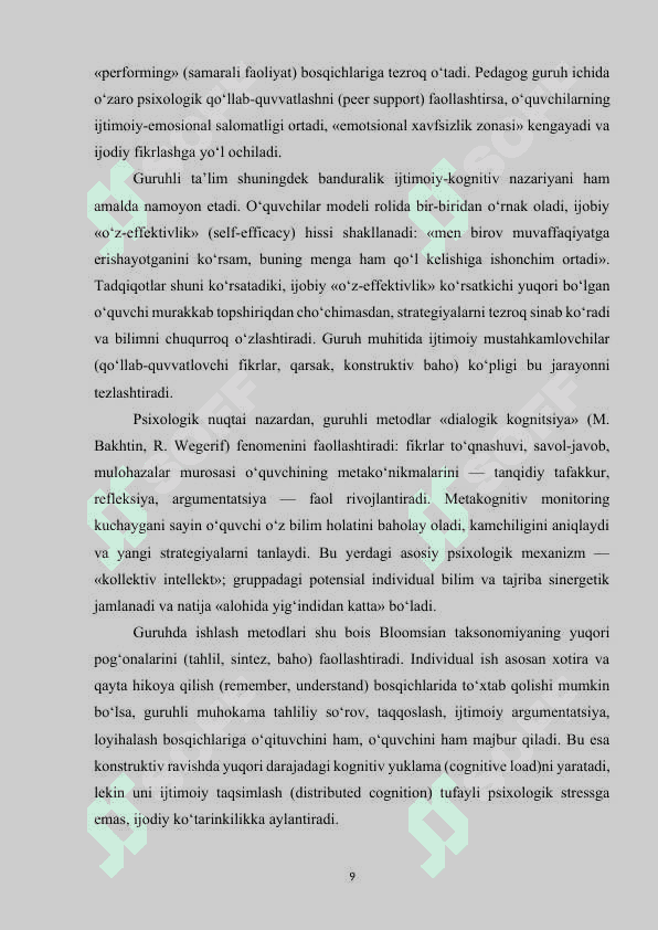 GURUH BO'LIB ISHLASHGA YO'NALTIRILGAN METODLAR.docx 8