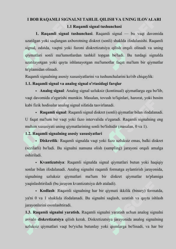 Raqamli signal va o'rnatilgan tizim protsessorlari 5