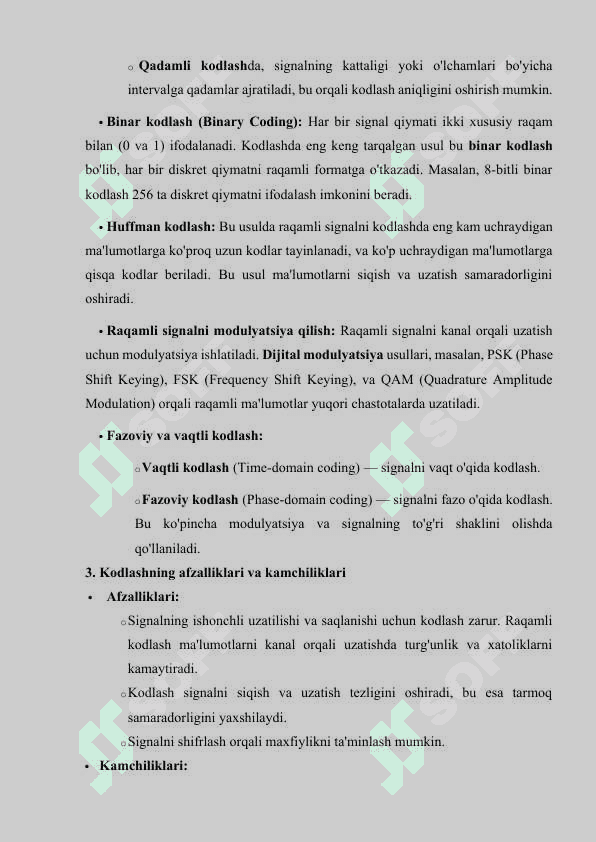 Raqamli signal va o'rnatilgan tizim protsessorlari 8