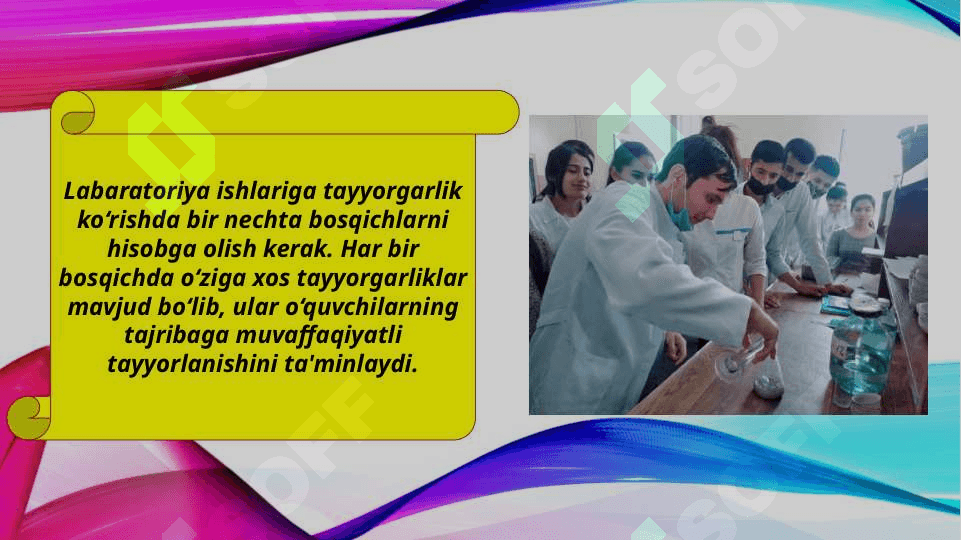 Labaratoriya ishlariga tayyorgarlik ko'rish (TAQDIMOT) 5