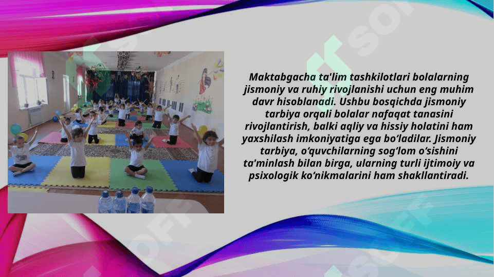 Maktabgacha ta`lim tashkilotlarida jismoniy tarbiya vazifalari va vositalarini tatbiq etish (TAQDIMOT) 3