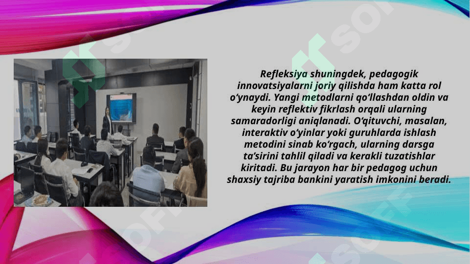 Pedagogik refleksiyani shakllantirish (TAQDIMOT) 8
