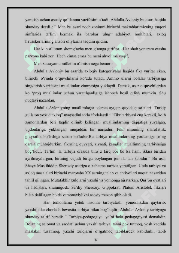 Abdulla avloniyning ijtimoiy-pedagogik qarashlari 6