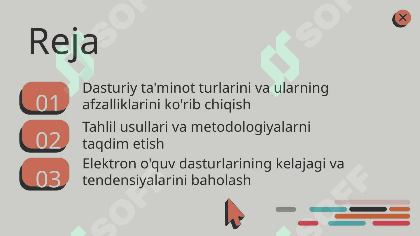 Elektron öquv metodik dasturiy taʼminotlarni tahlil qilish 2