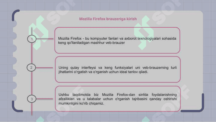 Informatika va axborot texnologiyalari fanini o'qitishda Mozila Fire Fox brozeridan foydalanish 3
