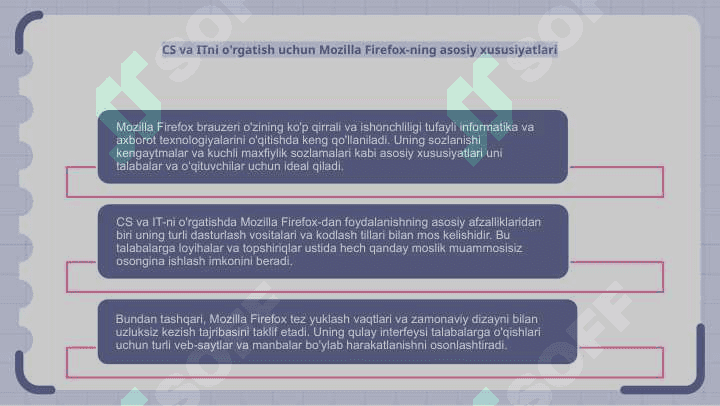 Informatika va axborot texnologiyalari fanini o'qitishda Mozila Fire Fox brozeridan foydalanish 4