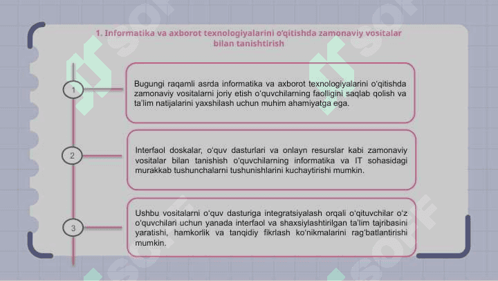Informatika va axborot texnologiyalari fanini o'qitishda zamonaviy vositalari 3
