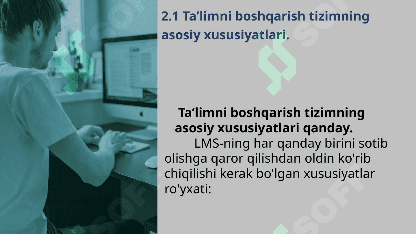 Ta’limni boshqarish tizimlari (LMS) 7