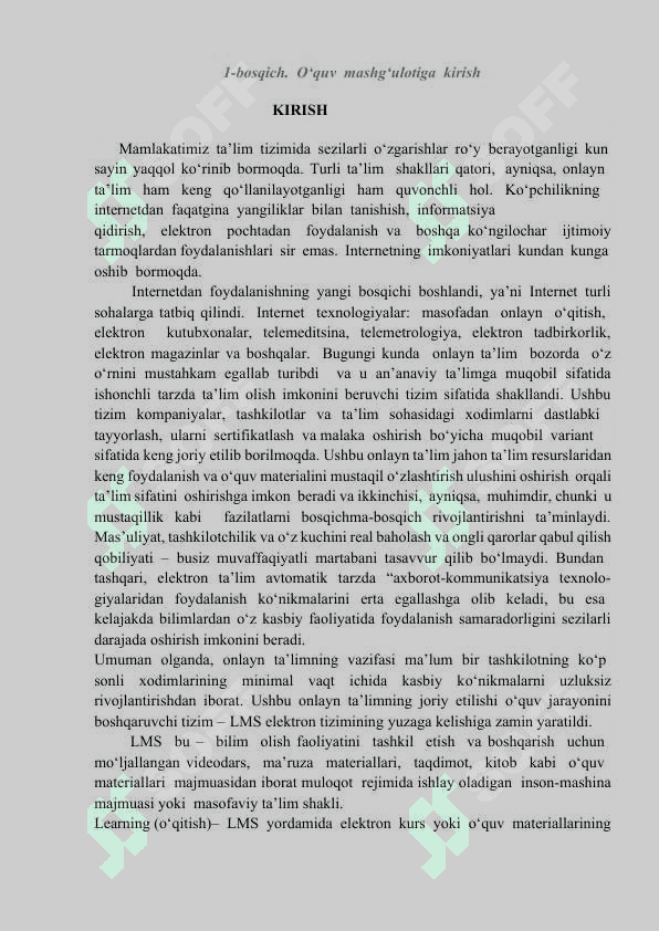Ta’limni boshqarish tizimlari (LMS) 5