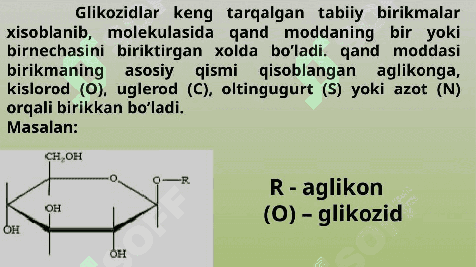 Glikozid saqlovchi  dorivor o’simliklar 5