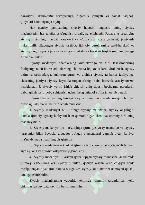 Siyosiy Madaniyat 6
