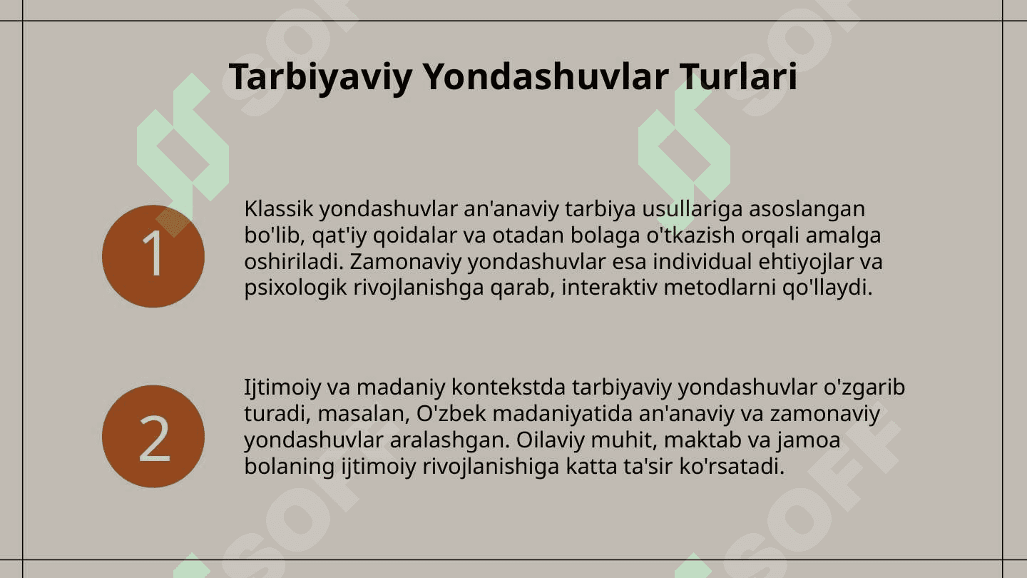 ZAMONAVIY JAMIYATDA OTA-ONANING BOLA IJTIMOIYLASHUVIDAGI TARBIYAVIY  YONDASHUVI 4