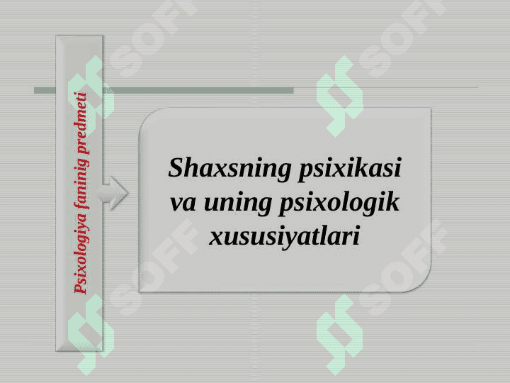 Umumiy psixologiya fanining predmeti, maqsad, vazifalari, tamoyillari  va tadqiqot metodlari 3