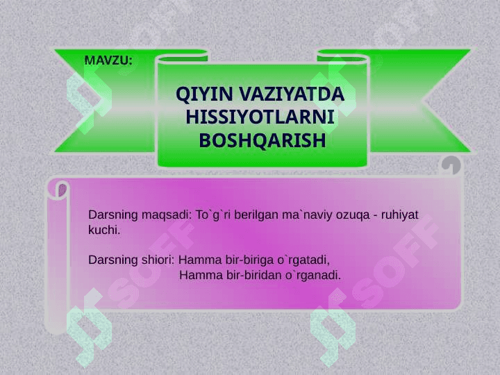 Qiyin vaziyatda hissiyotlarni boshqarish 3