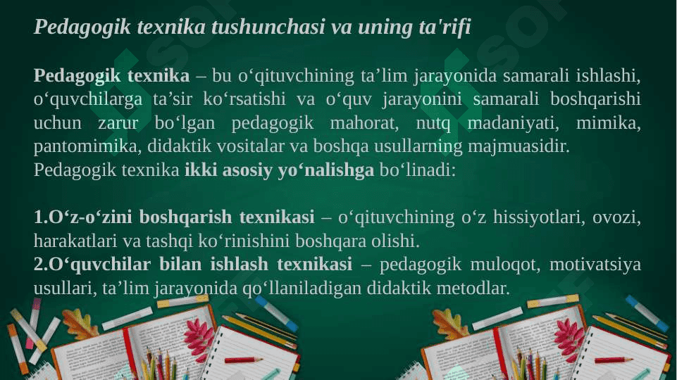 Pedagogik texnikaning shakillantirishning ilmiy amaliy asoslari. 3