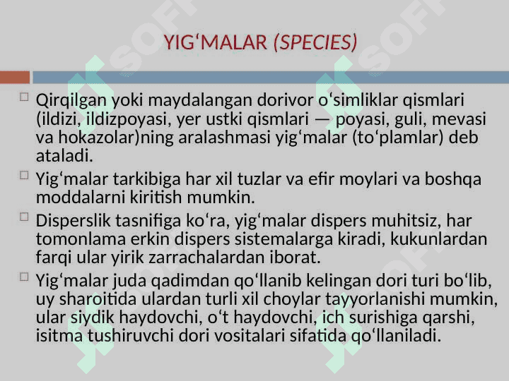 Chоylar, briketlar va yig’malar tarkibi va texnоlоgiyasi. 7