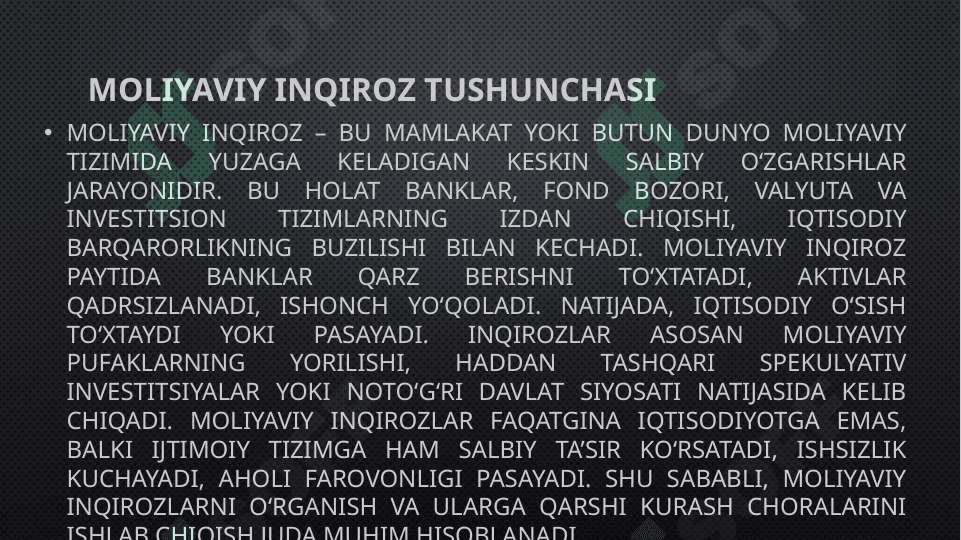 Moliyaviy inqirozlar 2
