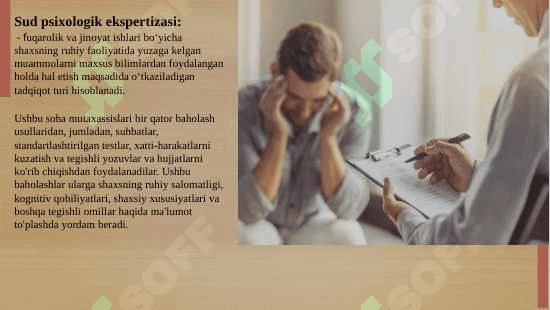 SUD PSIXOLOGIK VA SUD  PSIXIATRIYA  EKSPERTIZALARI 3