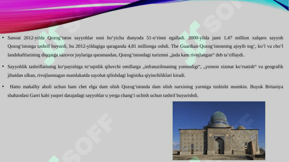 Qozog'istonda turizm industriyasining raqobatbardoshligi 4
