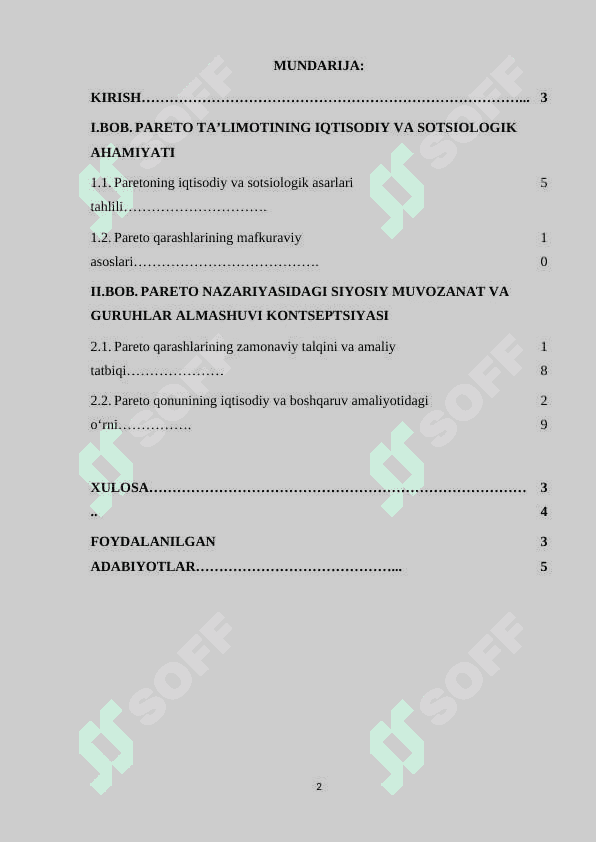 PARETO QARASHLARNING ILMIY VA MAFKURAVIY ASOSLARI 2