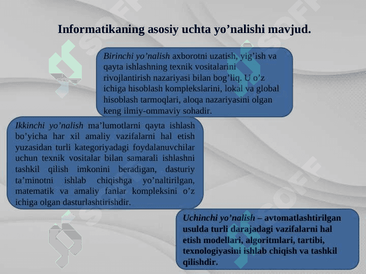 INFORMATIKA VA AXBOROT TEXNOLOGIYALARI 4