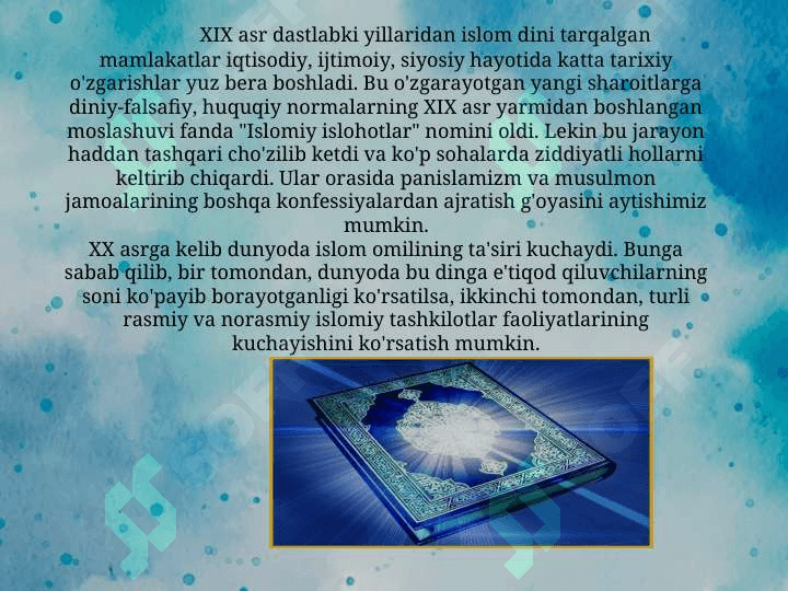 Islomiy qadriyatlar va hozirgi zamon 5