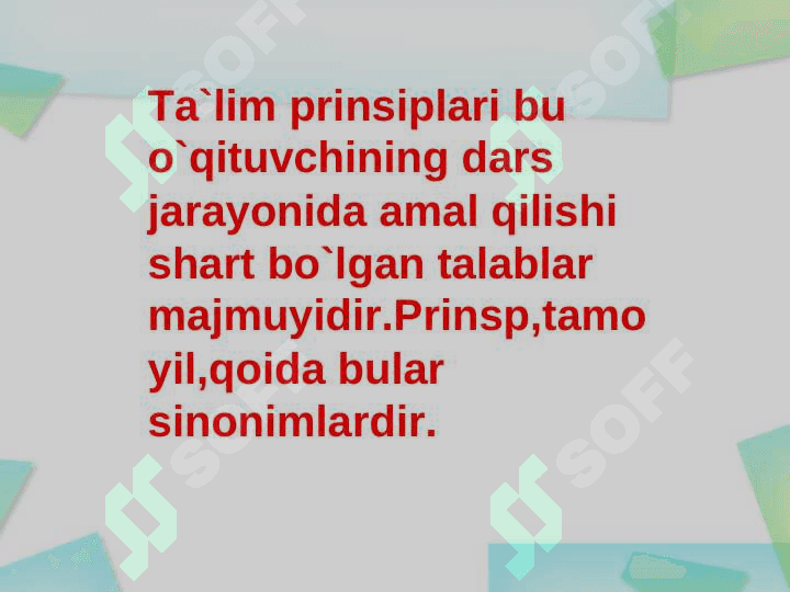 O`zbekiston Respublikasida  ta`lim  tizimi va ta’lim sohasidagi islohotlar 2