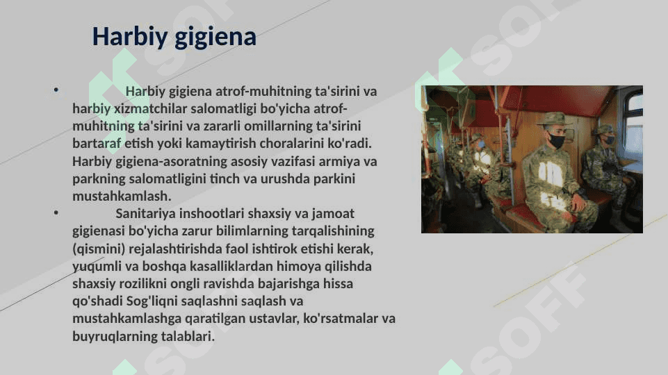 Harbiylarga ta'sir etuvchi nomuvofiq omillar 3