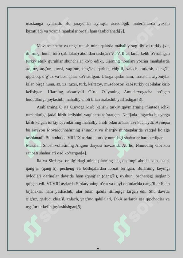 Muhammad Solihning Tarixi Jadidayi Toshkand asari. 6