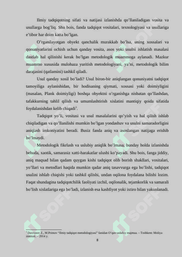 ILMIY TADQIQOTLARNING TURLARI 7