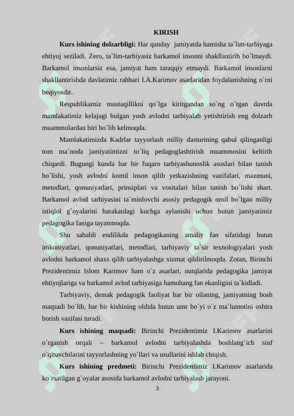 O’ZBEKISTON BIRINCHI PREZIDENTI ISLOM KARIMOV ASARLARI MUSTAQIL O’ZBEKISTON TARIXI BO’YICHA ASOSIY MANBA 2
