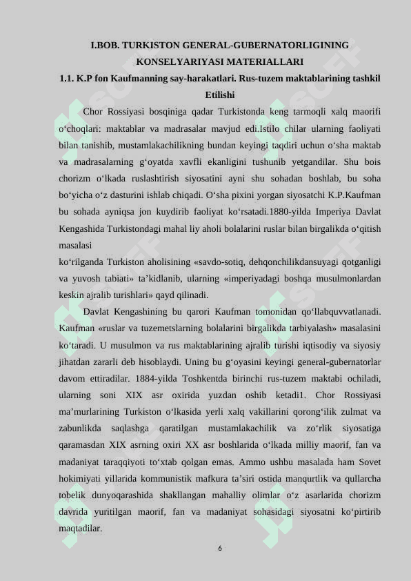 TURKISTON GENERAL-GUBERNATORLIGINING KONSELYARIYASI MATERIALLARI O’RTA OSIYO TARIXIGA OID MANBA 5