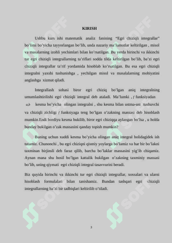 Bazi integral tengsizliklar 3