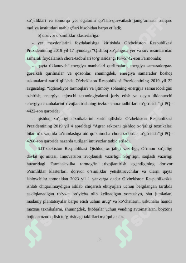 RANOKABILAR SINFCHASI 5